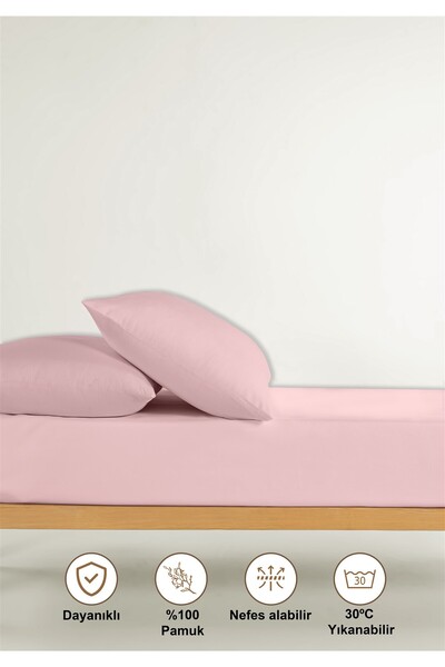 Evim Siena Ranforce 100% Cotton Fitted Sheet Set