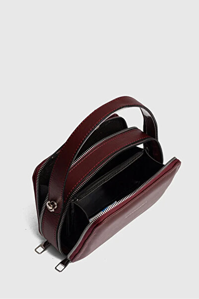 Sanmorris Women's Burgundy Crossbody Hand & Shoulder Bag