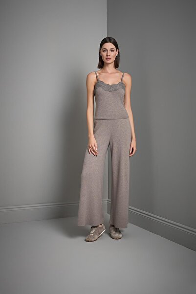 JOIN US Πλεκτό εσώρουχο με λουράκια με λεπτομέρειες από δαντέλα από βιζόν