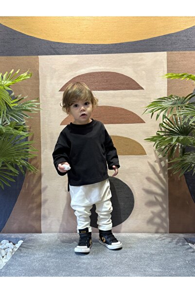 BabyDia Children's Unisex Ecru Baggy Trousers