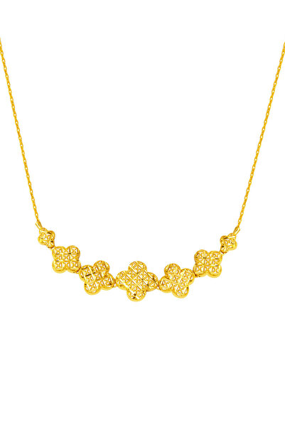 Bilezikci Papatya Sarmaşık 22 Ayar Altın Kolye