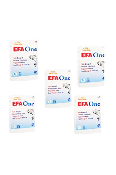 New Life إيفا ون أوميغا-3 45 كبسولة 5 قطع