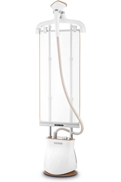 Generic BLACK+DECKER Twin Pole Garment Steamer GST2400-B5, 2400W, 1.5L, White