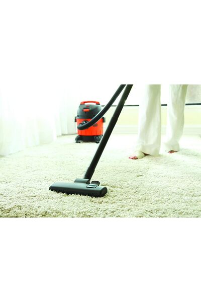 Black&Decker Black & Decker 1400W 20 Liter Wet and Dry Tank Drum Vacuum Cleaner, Orange/Black - WDBD20-B5, 2 Year