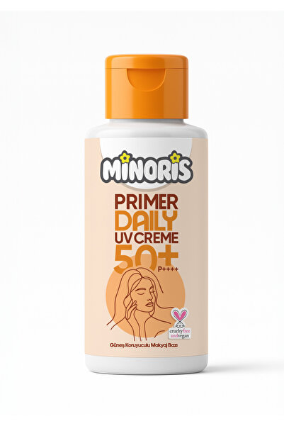 Minoris Makyaj Bazı 30 ml | Nemlendirici ve Vegan Primer / Make-Up Base | UVA-UVB Koruma