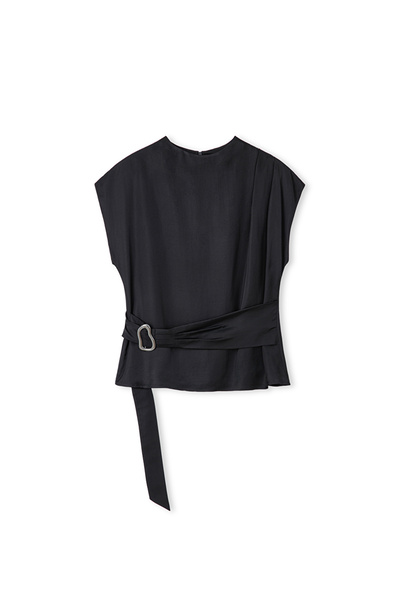İpekyol Blouse with Metal Buckle Belt