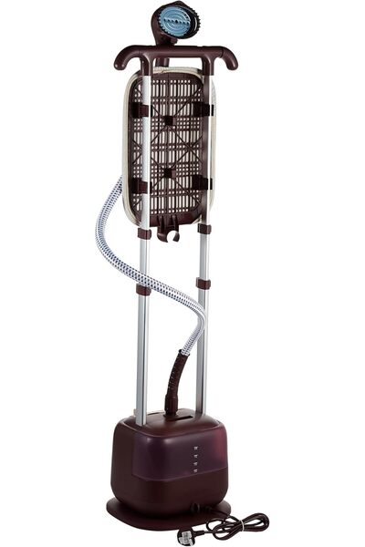 Generic BLACK+DECKER Double Pole Garment Steamer GSTD2450-B5, 2400W, 2L, 35g/min