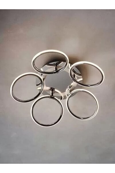 SMARTER LED Ceiling Light Halo, 25 W, 3000 K, chrome