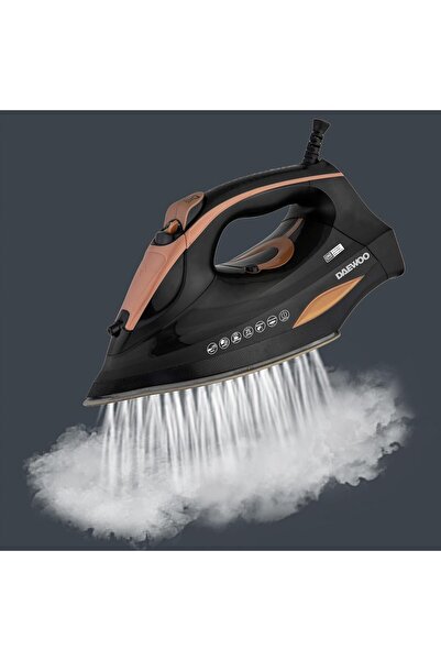 Daewoo DSI-6260 - Steam Iron 2800W With Steam Burst, Spray Function, Self Cleaning, Anti Drip, Anti