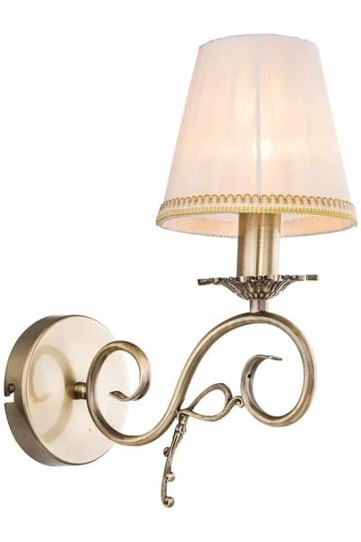 Globo Lighting Aplica Genoveva III, 1 xE 14, auriu-bej-bronz antic