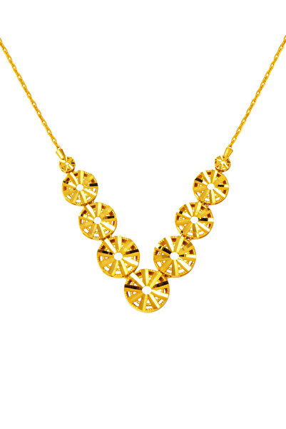 Bilezikci 22 Ayar Yaşam Çiçeği Altın Kolye