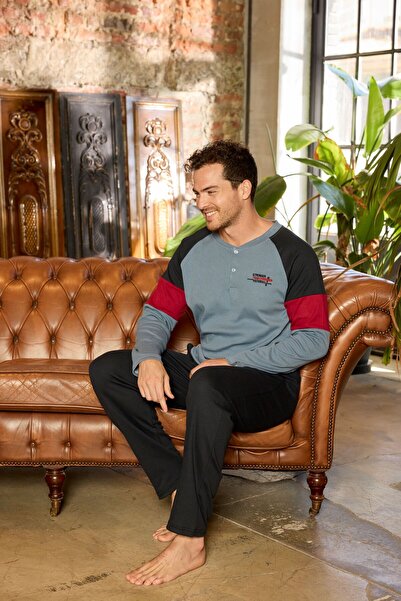 PİJAMOOD ERKEK PATLI CEPLİ PİJAMA TAKIMI