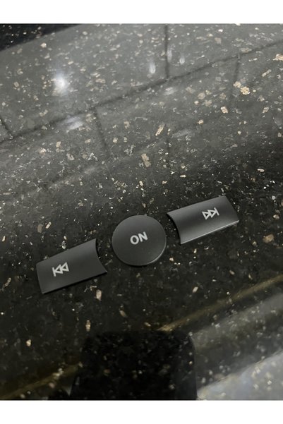 kaytaz Mercedes Radio Tape Key Cover 3-Piece Black Makeover Type W204 W212 W176 W117 Self-Adhesive