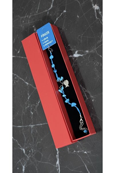 YuksekShop Firüze Taşlı Turkuaz Renk Şans Bilekliği – Huzur, Denge ve Enerji Taşı – Kadın / Erkek Unisex Model