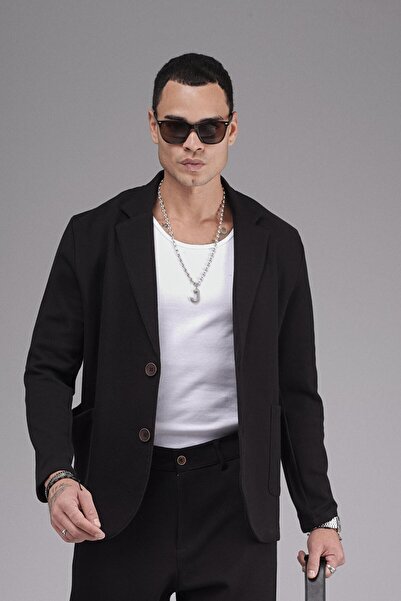 king brich Εποχιακό ανδρικό σετ μπλέιζερ Regular Fit