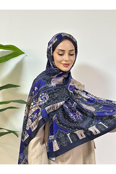Soft & Pure Scarfs BY GD Modal Diva Desen - Lacivert