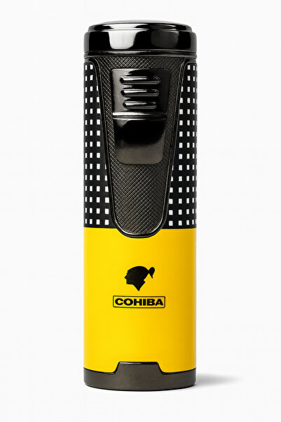 COHİBA Puro Çakmağı 4Pürmüzlü Jet Bütan Şık Tasarım