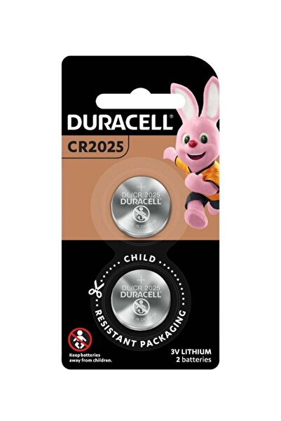 Duracell Lithium Battery CR2025 (2 pieces, Silver)