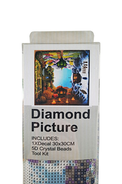 histone 5D Elmas Taş İşleme Kiti 30x30 cm Dört Mevsim Ev Desen