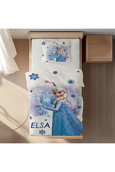 adenkahome Elsa Desenli Tek Kişilik Nevresim Seti (Çarşafsız)