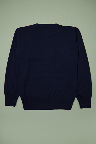 Fulla Moda Basic Crew Neck Boys' Knit Sweater