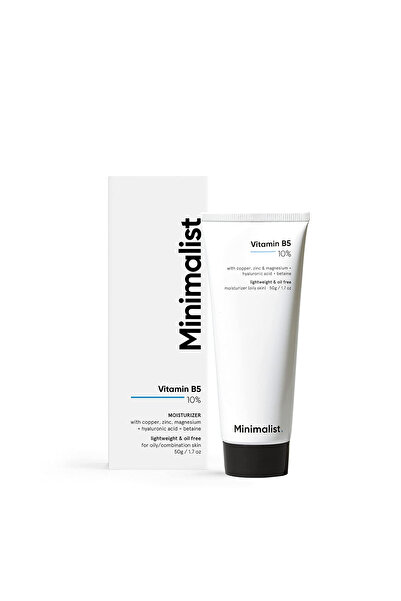Minimalist 10% Vitamin B5 Gel Moisturizer for Oily Acne Prone Skin Lightweight Fast Absorbing
