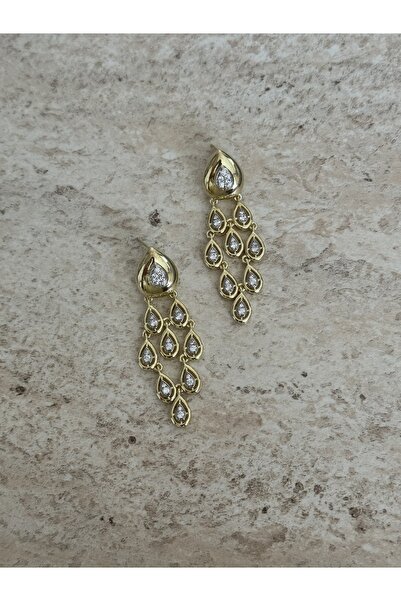 LUXSTONE Brand Model Gold Earrings