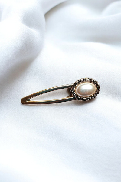 PETEK AKSESUAR Vintage Pearl Clasp 7 Cm.