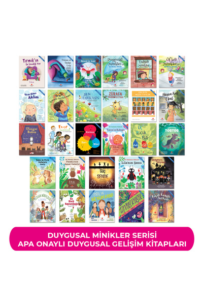 The Kitap Duygusal Minikler Serisi – APA Onaylı Duygusal Gelişim Kitapları