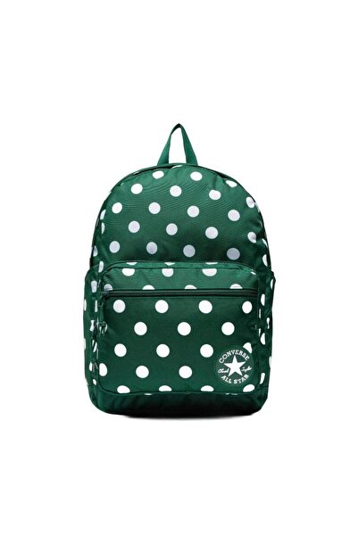 Converse Unisex Sport Backpack Green Polka Dot Design with Organizer & Bottle Pockets