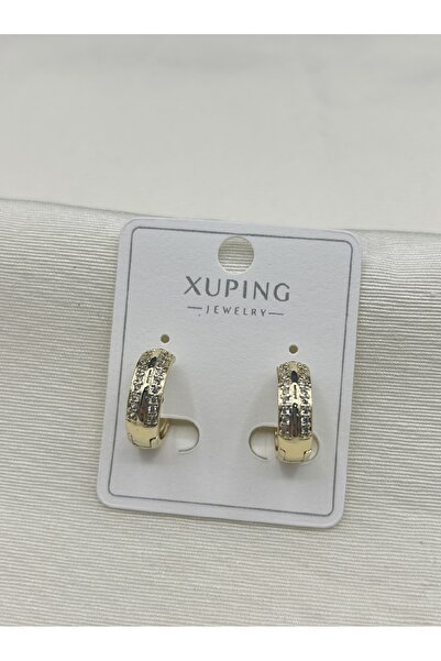 XUPING JEWELRY Xuping Taşlı Küpe 14 K
