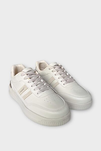 Liger Unisex Hafif Taban Günlük Rahat Spor Ayakkabı BEJ