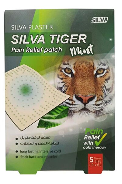 Silva Plaster Tiger Mint Pain Relief Patch 5 Pieces