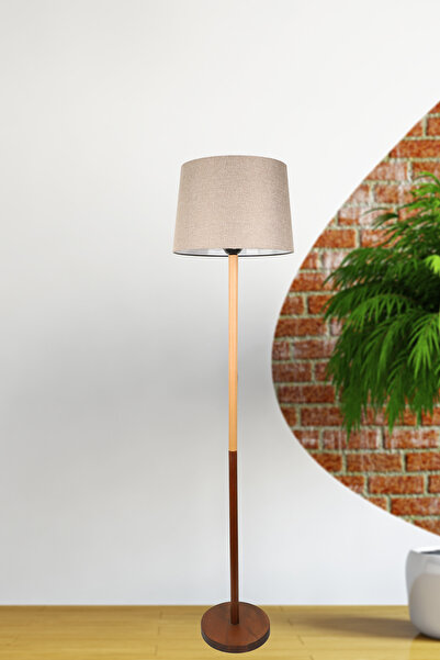 Begüsa Solen Ahşap Lambader No:07 Hasır Şapka