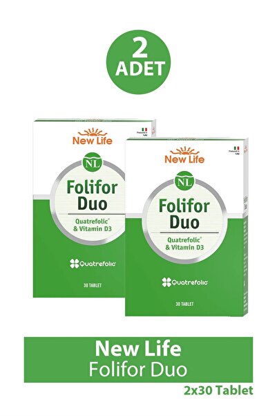 New Life Folifor Duo 30 Tablets 2 Pieces