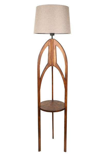 Begüsa Solen Ahşap Lambader No:01 Hasır Şapka