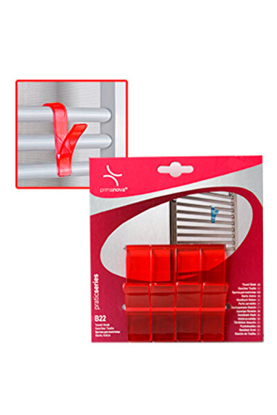 Raki Set 4 cuiere prosoape baie rosii