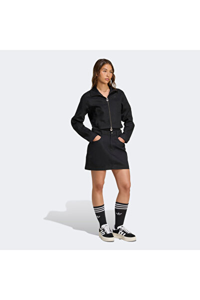 adidas Firebird Dimi Kısa Siyah Kadın Eşofman Üstü