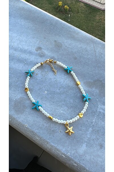 Ben Aleina Turquoise Anklet