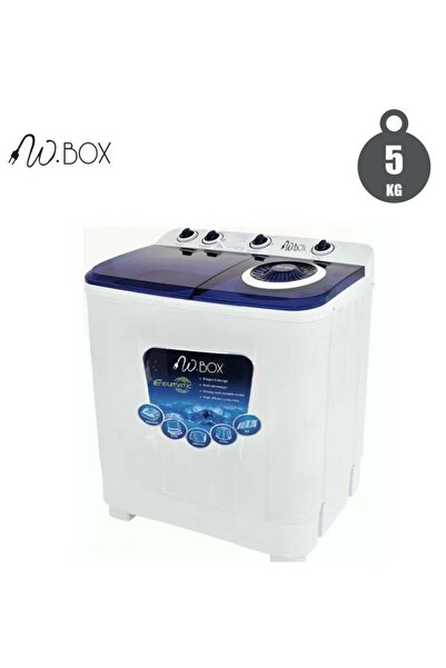 Wbox W.BOX W.Box 5 kg Twin Tub Washing Machine White - WB6070L