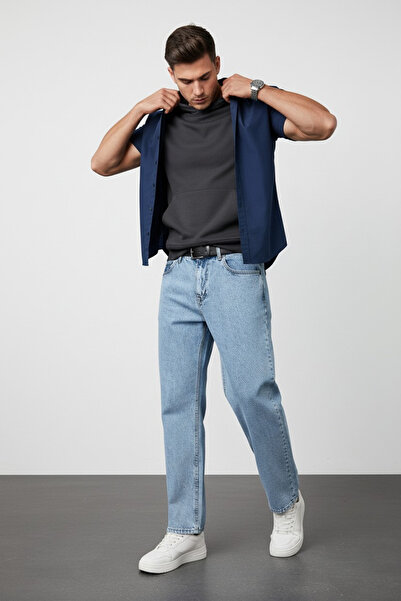 ENZİM JEANS جينز فضفاض كبير الحجم 100% قطن - طراز عتيق