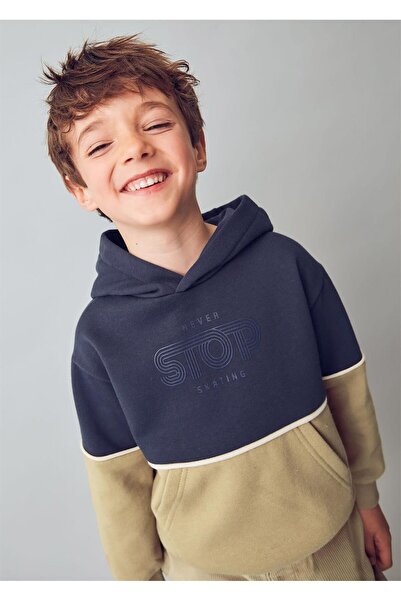 MAYORAL Світшот з принтом для хлопчиків, синій 4410