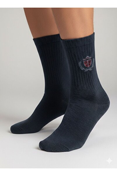 FAMESTEKSTİL ERKEK ERTUNÇ 12-ПАКЕТ ЧЕРНИ, ТЪМНОСИНИ И АНТРАЦИТОВИ ДЪЛГИ ЧОРАПИ