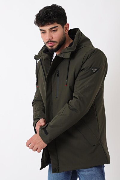 Stilkombin Χειμερινό παλτό με υφασμάτινο σχέδιο αθλητικού τύπου PLDP 3013_50458