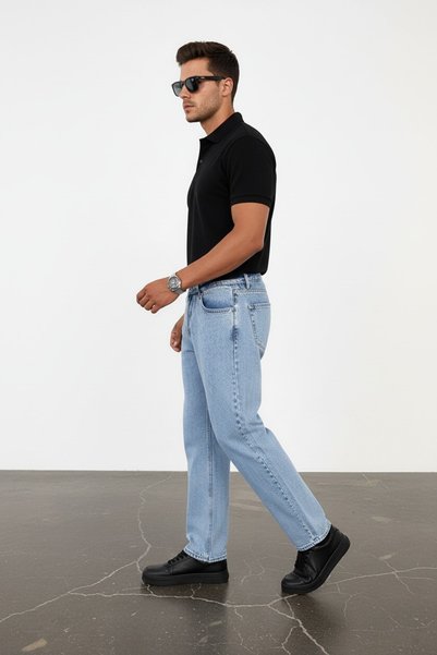 ENZİM JEANS 100% Cotton Oversize Baggy Jeans - Vintage Style