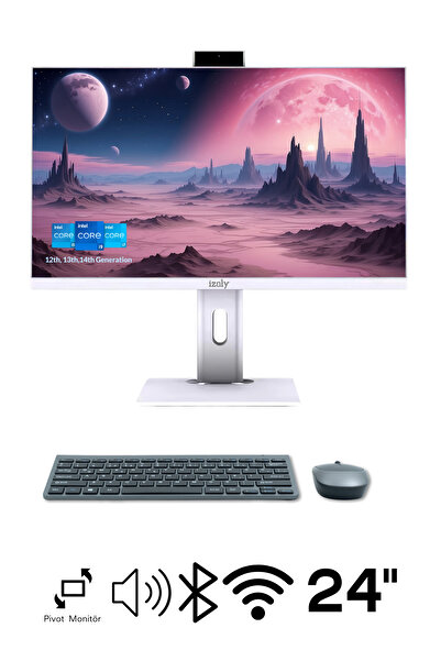 IZOLY e-Vix Vortexius İ5-14400 16GB 1TB M.2 Nvme SSD 24" FHD Pivot All In One...