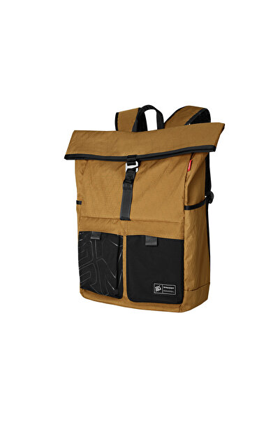 Skinarma Jager Series Nylon Scout Backpack with Laptop and Accessory Compartment Brown