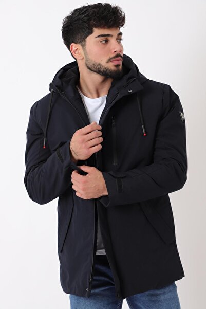 Stilkombin Χειμερινό παλτό με υφασμάτινο σχέδιο αθλητικού τύπου PLDP 3013_50458