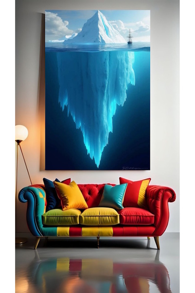 özkacar ICE MOUNTAIN V1 Σπίτι Τοίχος Σαλόνι Ομορφιάς Γραφείο Κατάστημα Διακόσ...