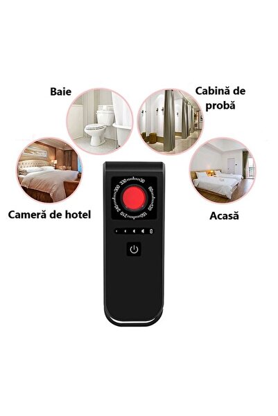 Aishine DE01 hidden camera detector – optical, IR LED, portable (up to 25h battery life)